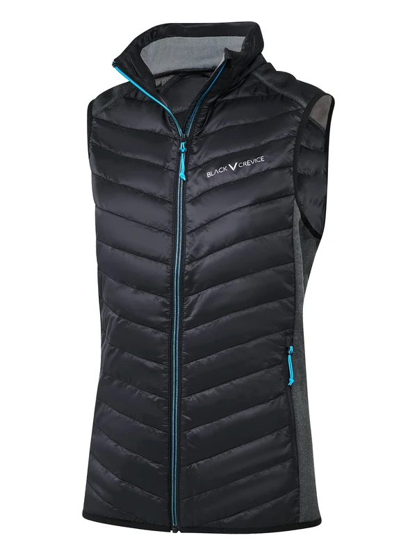 Black Crevice Women's Sleeveless Vest, black, 14