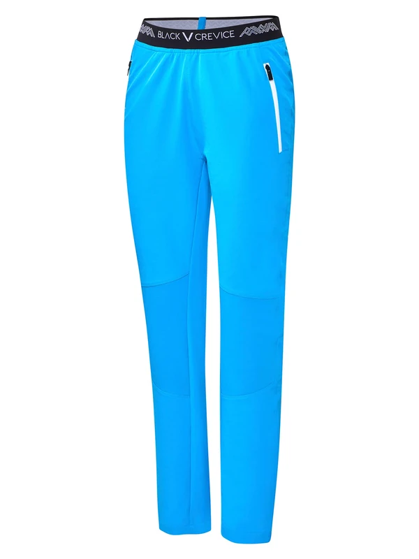 Black Crevice Women's Thin Breathable Outdoor Trousers Hiking, lightblue, 16