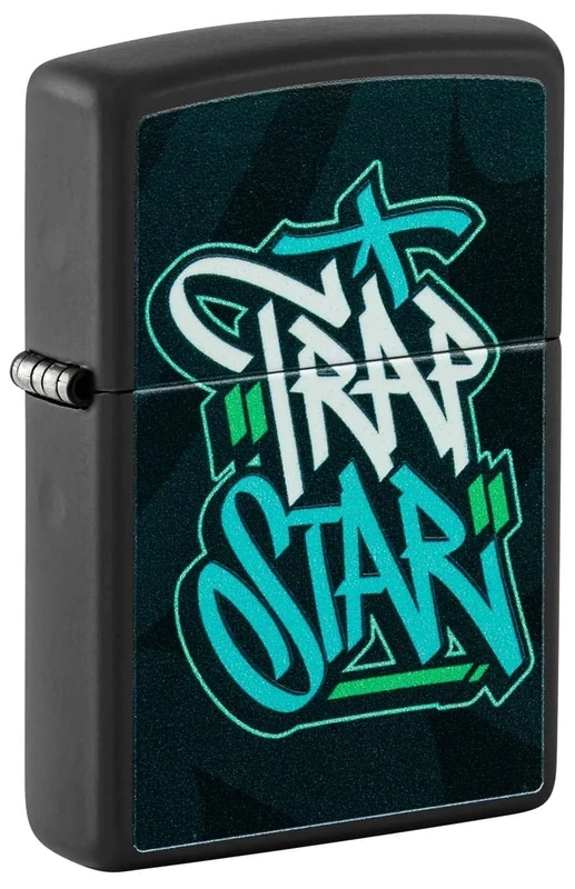 Zippo Lighter, Metal, Black Matte, One Size