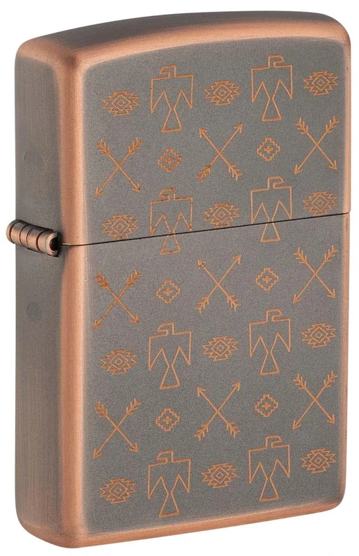 Zippo Lighter, Metal, Rustic Bronze, One Size