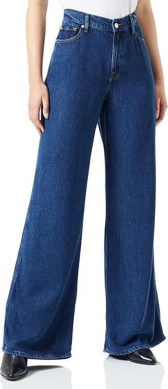 7 For All Mankind Women's JSP0C860 Jeans, Mid Blue, 38S