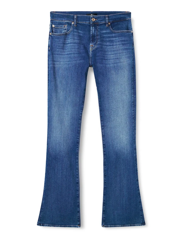 7 For All Mankind Women's JSWB44A0 Jeans, Light Blue,