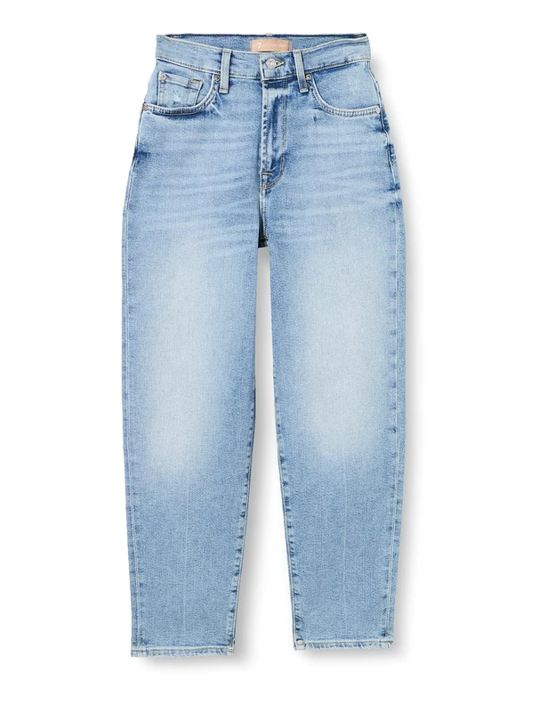 7 For All Mankind Women's JSA71200 Jeans, Light Blue,