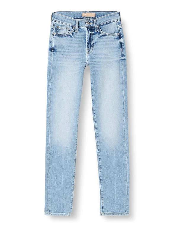 7 For All Mankind Women's jswx1200 Jeans, Light Blue, W26