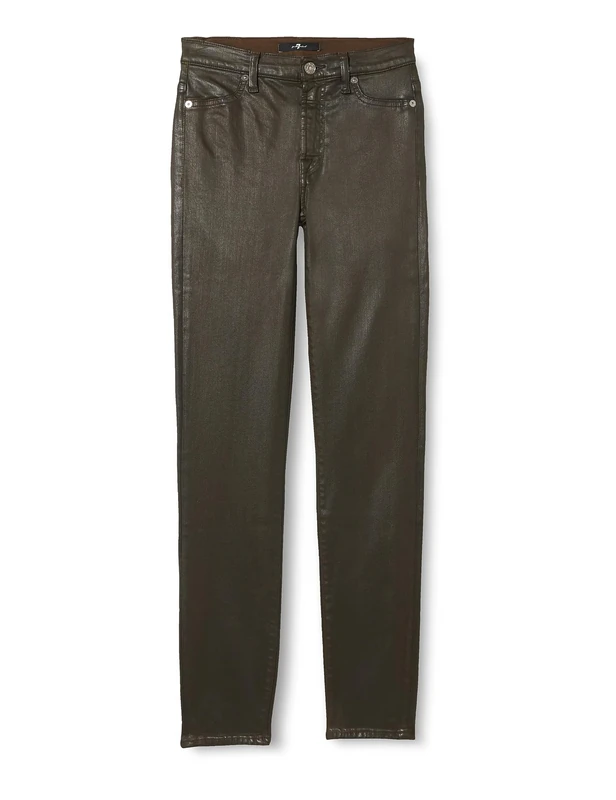 7 For All Mankind Women's JSWZV500 Shorts, Green, W27