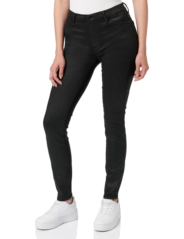 7 For All Mankind Women's JSWZV500 Shorts, Black, W26