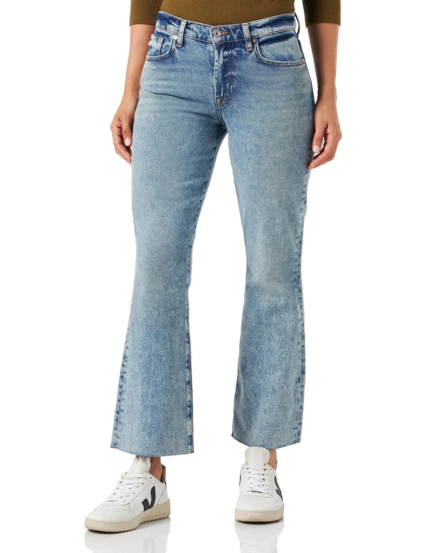 7 For All Mankind Women's JSBBC100 Jeans, Light Blue, 6