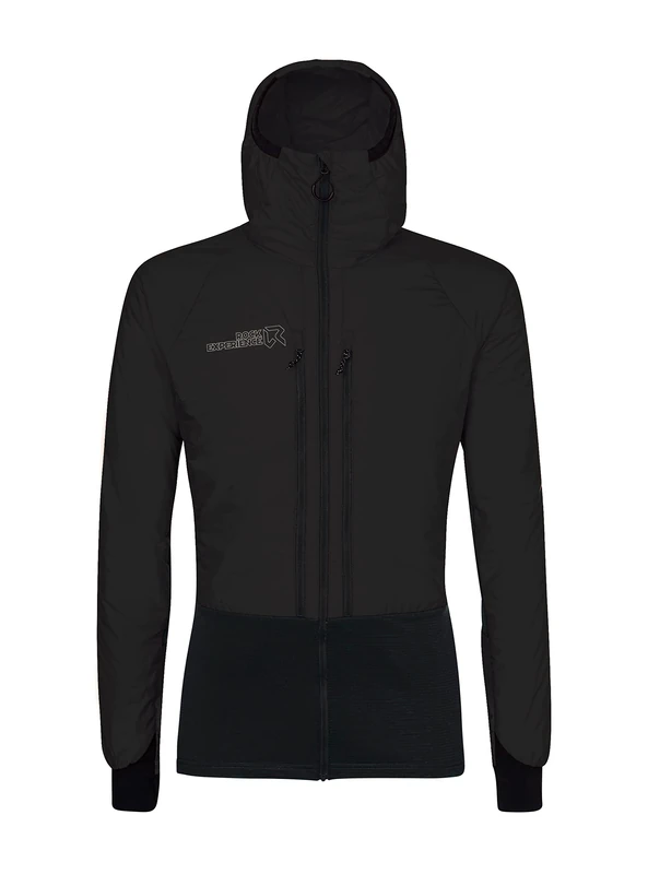 Rock Experience REMJ10041 WISEMAN HYBRID Jacket Men's CAVIAR S