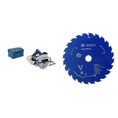 GKS 18V-68 C (Solo L-Boxx Parallel Guide) + Circular Saw Blade Expert (for Wood, 190 x 30 x 1.5 mm, 48 Teeth; Accessories: Cordless Circular Saw)