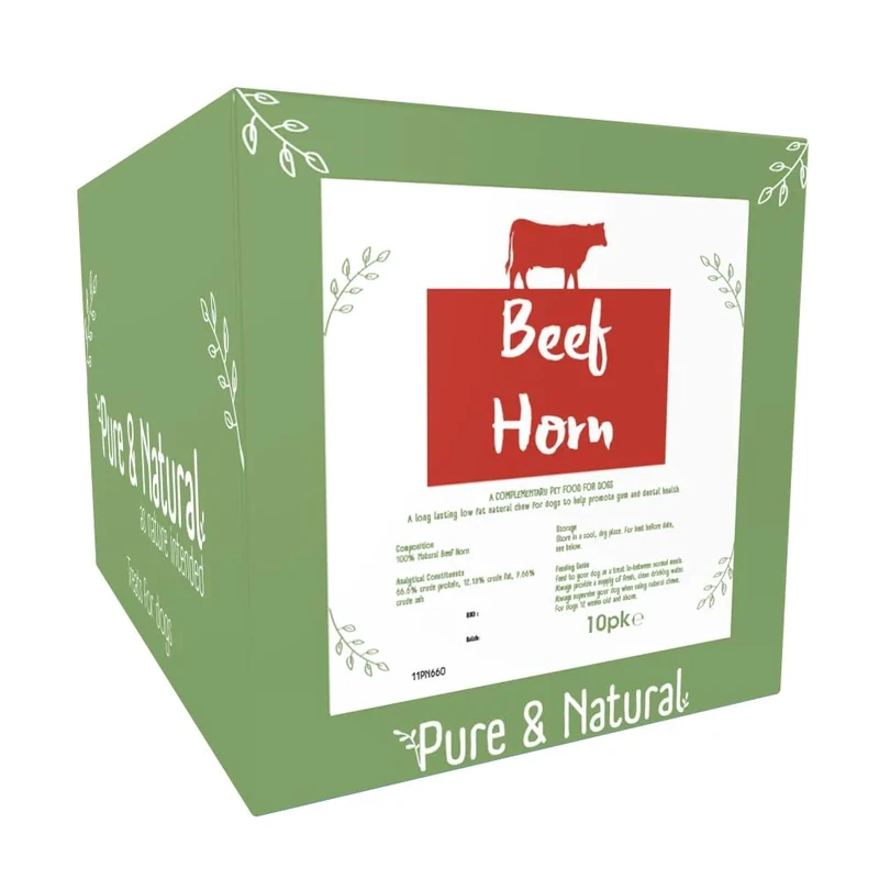 Pure & Natural PN656 Beef Trachea Root 1kg Display Box