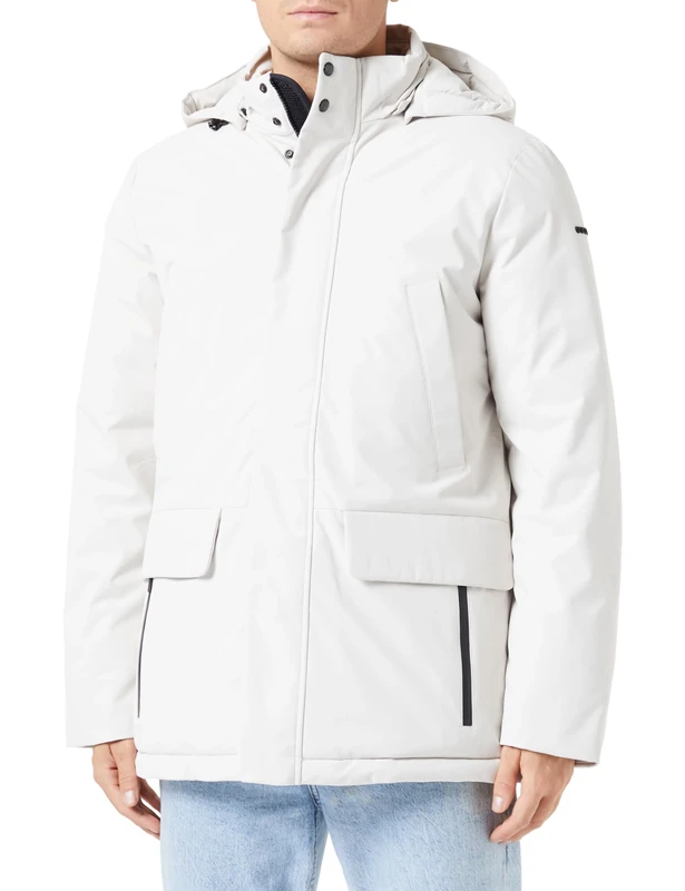 Geox Men's M SPHERICA Jacket, RAINY DAY,