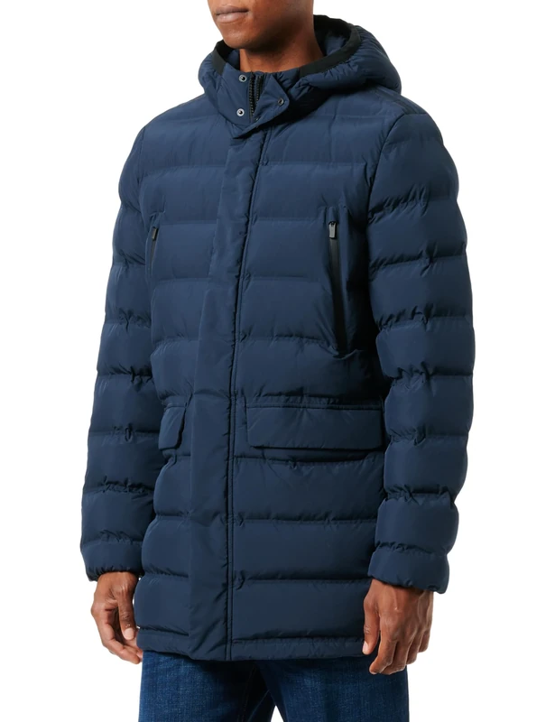 Geox Men's M SPHERICA Jacket, SKY CAPTAIN,