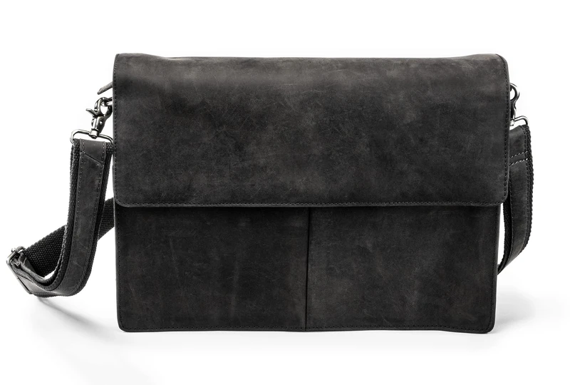 HIIERO Cow Hunter Briefcase Black One Size - Image 1