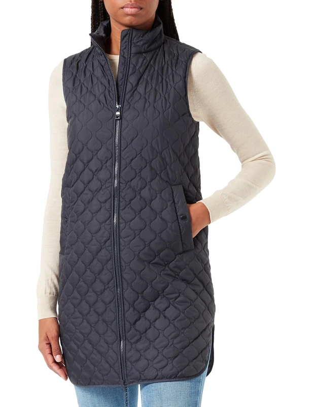 Geox Women's W ASHEELY Jacket, Sky Captain, 46