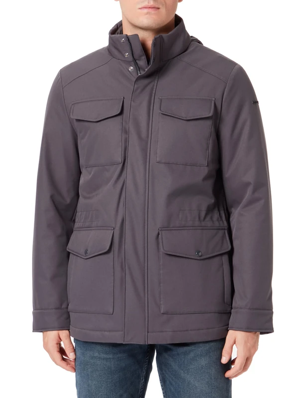 Geox Men's M Vincit Jacket, Asphalt, 38