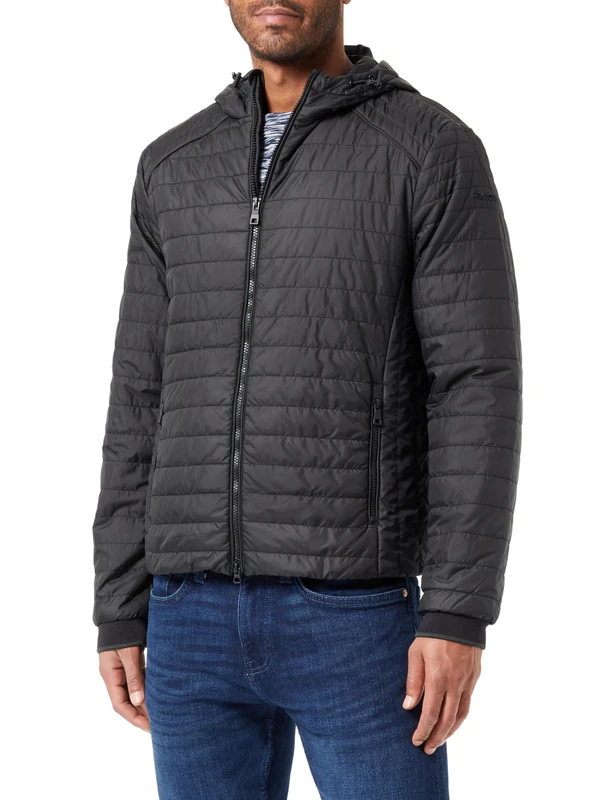 Geox Men's M KENNET Jacket, Black, 54