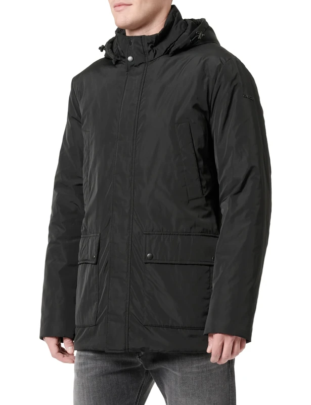 Geox Men's M WALEE Jacket, Black, 52
