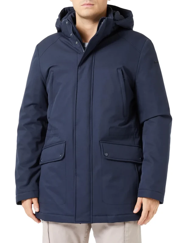 Geox Men's M VINCIT Jacket, SKY CAPTAIN, 56