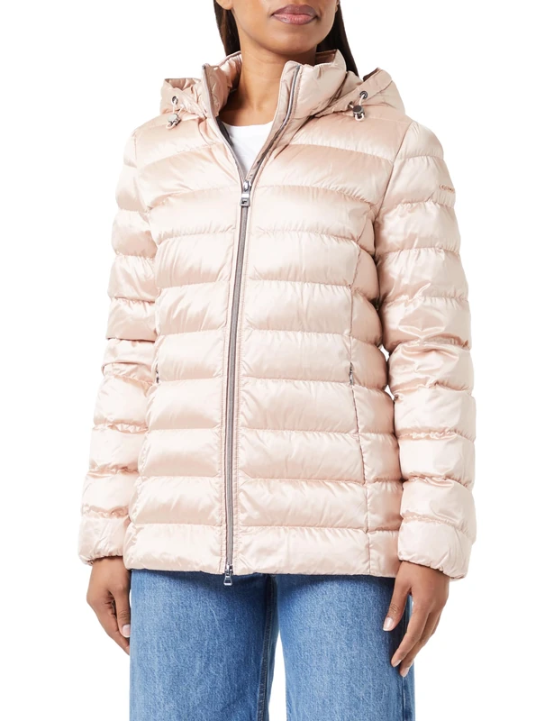 Geox Women's W ZOSMA Jacket, Misty Rose,