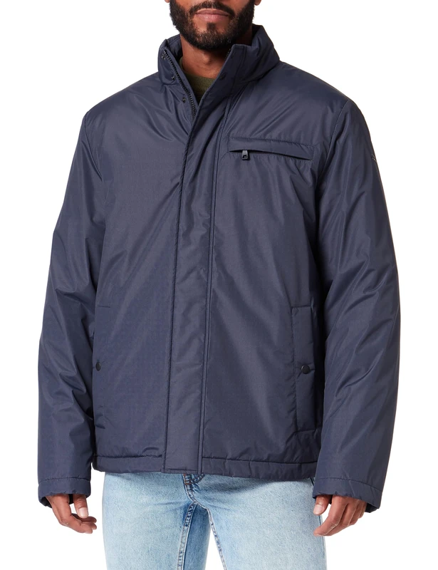 Geox Men's M VINCIT Jacket, BLACK/ASPHALT,