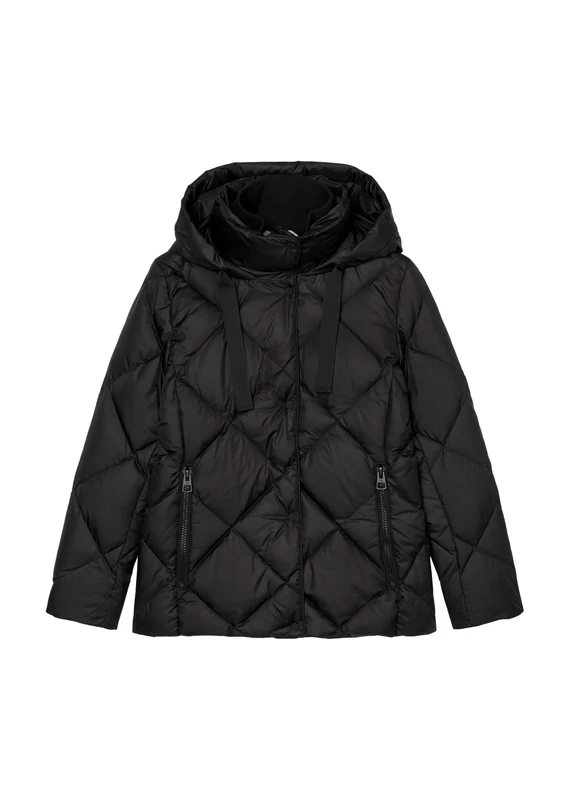 Marc O'Polo Women's 309032970077_990_46 Woven Outdoor Jackets, Black