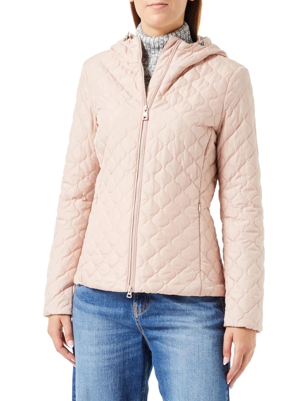 Geox Women's W ASHEELY Jacket, Misty Rose,