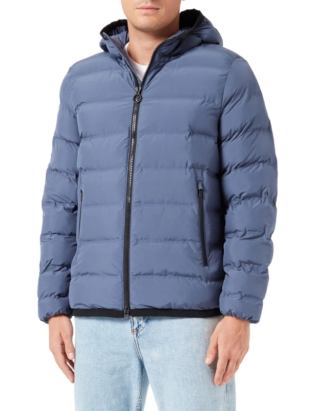 Geox Men's M SPHERICA Jacket, Vintage Indigo, 38