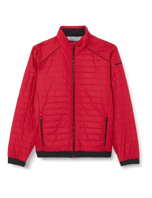 Geox Men's M KENNET Jacket, RED DAHLIA,