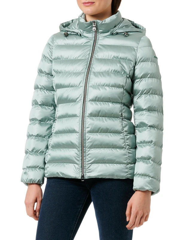 Geox Women's W ZOSMA Jacket, Jadeite, 38