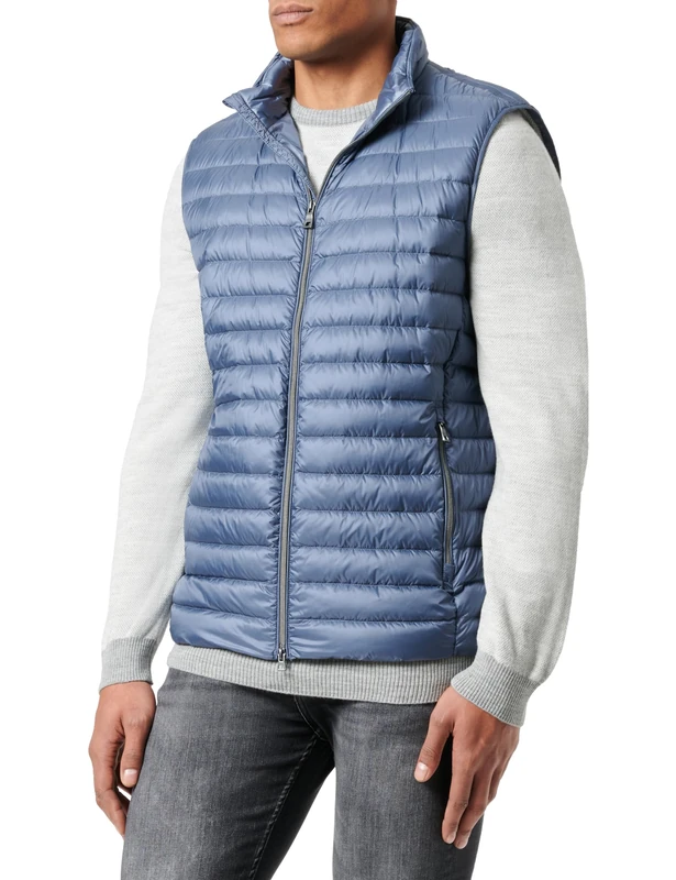 Geox Men's M WARRENS Jacket, Vintage Indigo, 42