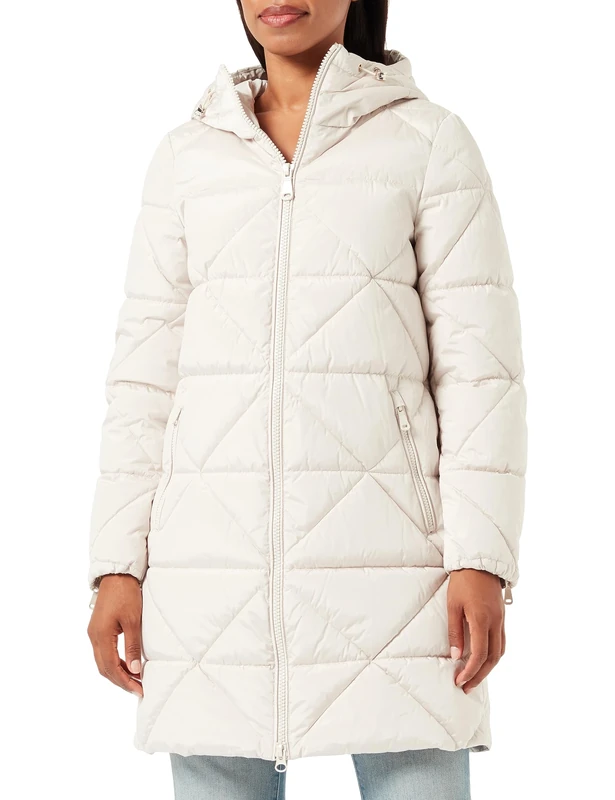 Geox Women's W ALLENIE Jacket, Moonbeam, 40