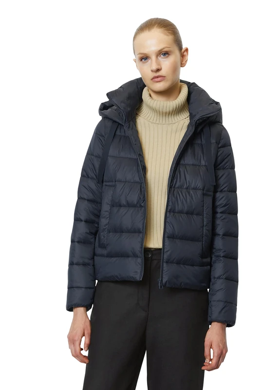 Marc O'Polo Women's 308085170129_899_32 Woven Outdoor Jackets, deep Blue sea, XS