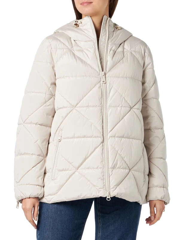 Geox Women's W ALLENIE Jacket, Moonbeam, 22
