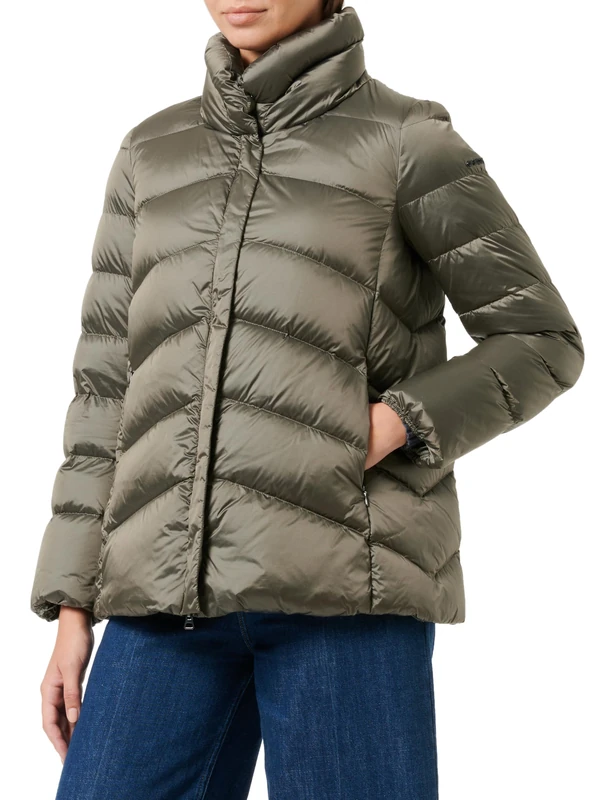 Geox Women's W ADRYA Jacket, Bright Cement, 38