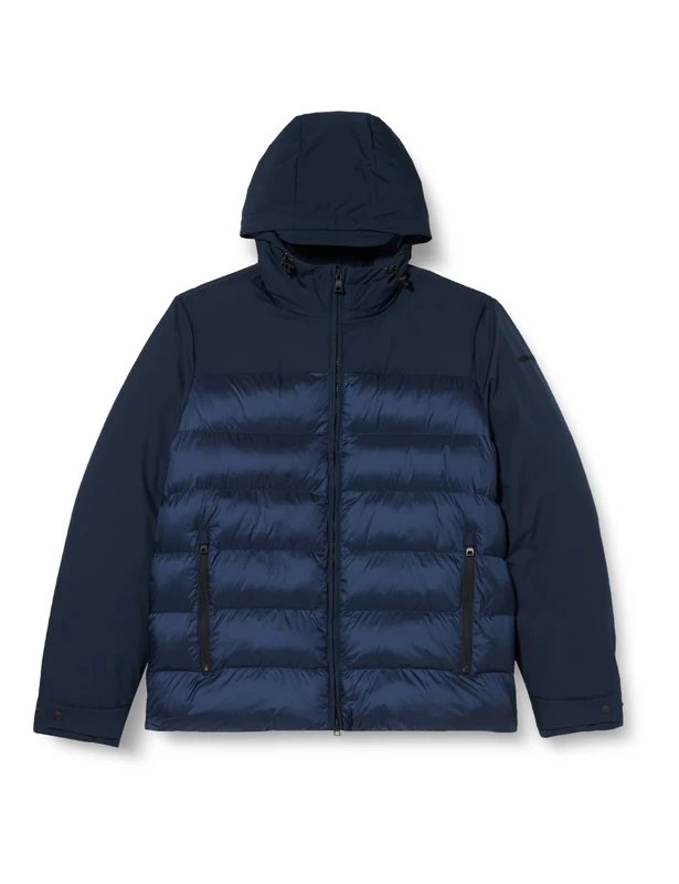 Geox Men's M Sapienza Jacket, Dress Blues/Dress BL, 42