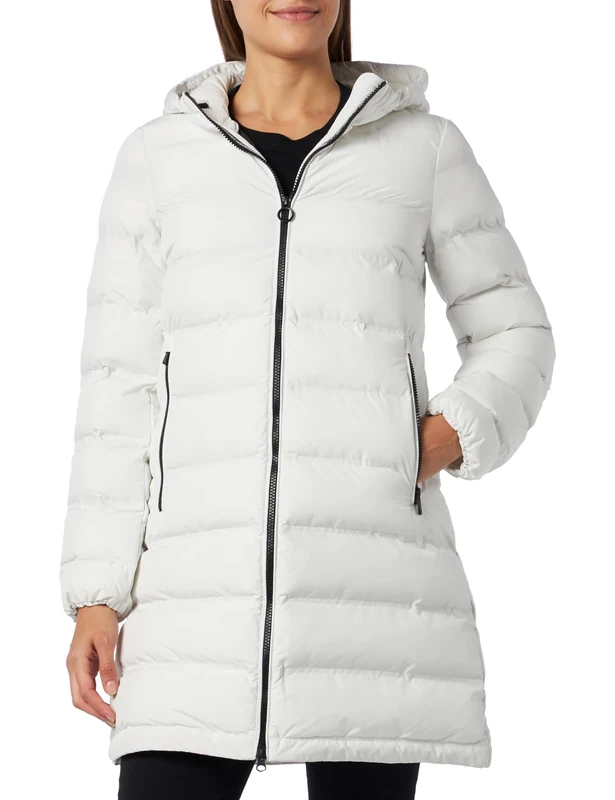 Geox Women's W SPHERICA Jacket, BLANC DE BLANC, 40