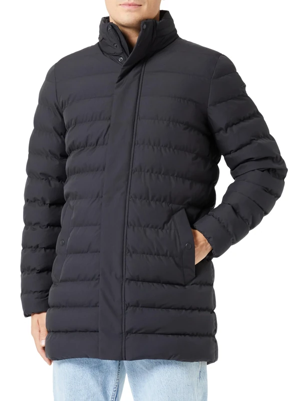 Geox Men's M HALLSON Jacket, Black, 52