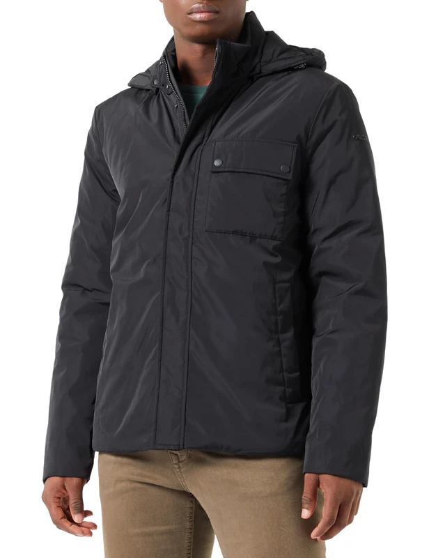 Geox Men's M WALEE Jacket, Black,
