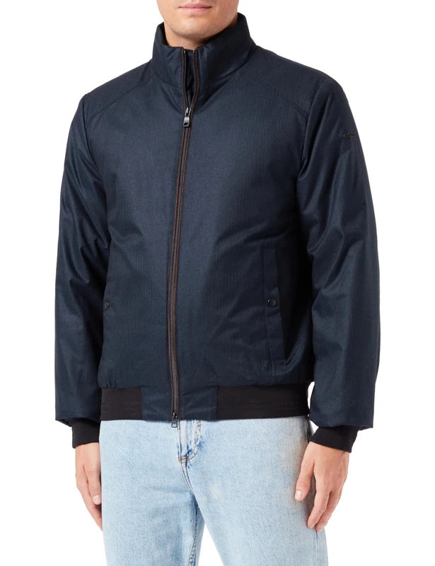 Geox Men's M Vincit Jacket, Sky Captain, 40