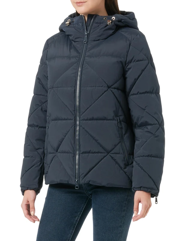 Geox Women's W ALLENIE Jacket, Sky Captain, 38