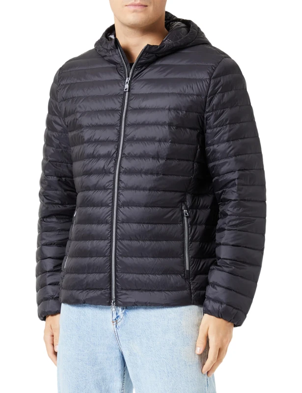 Geox Men's M WARRENS Jacket, Black, 56