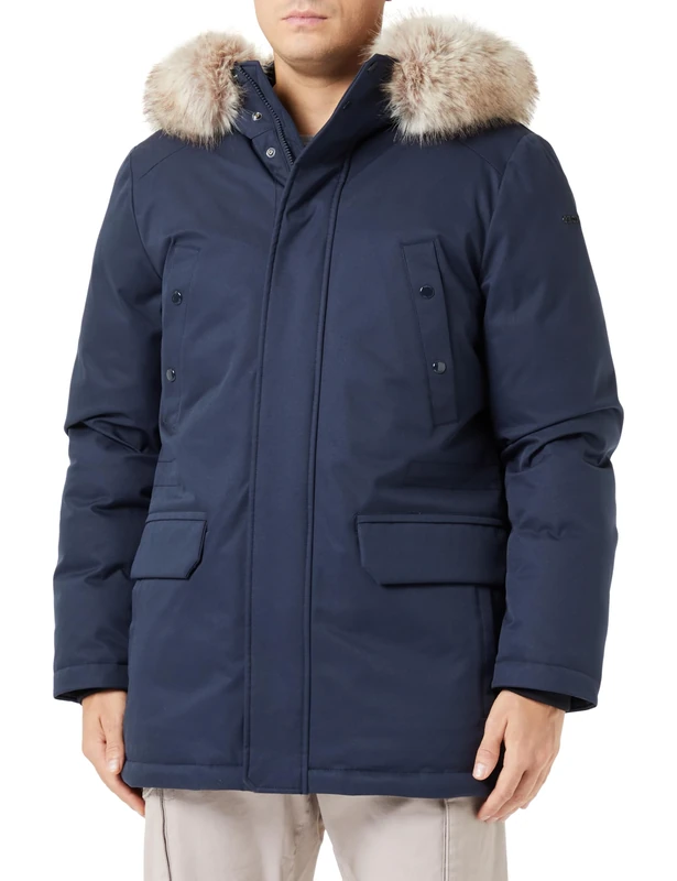 Geox Men's M NORWOLK Jacket, Sky Captain, 50