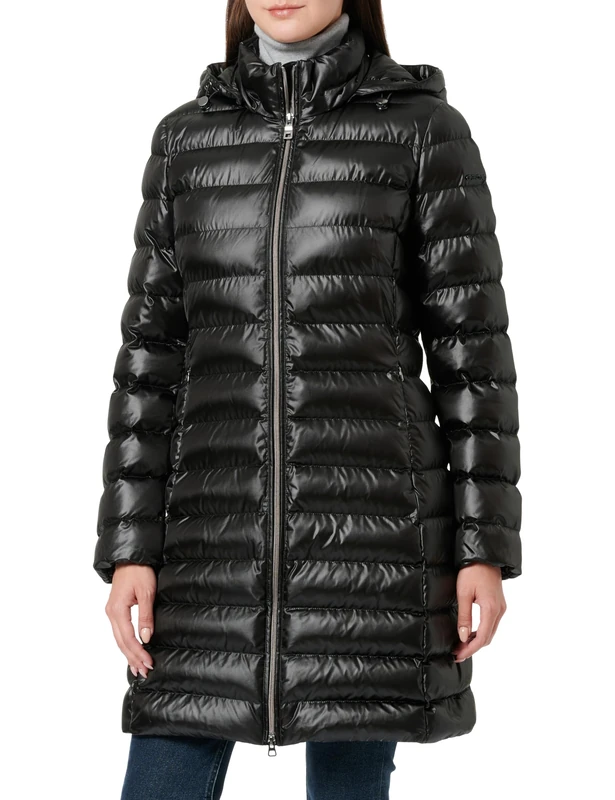 Geox Women's W ZOSMA Jacket, Black,