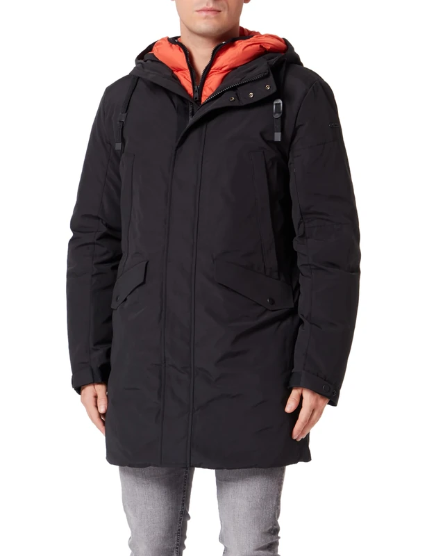 Geox Men's M VELLETRI Jacket, Black, 54