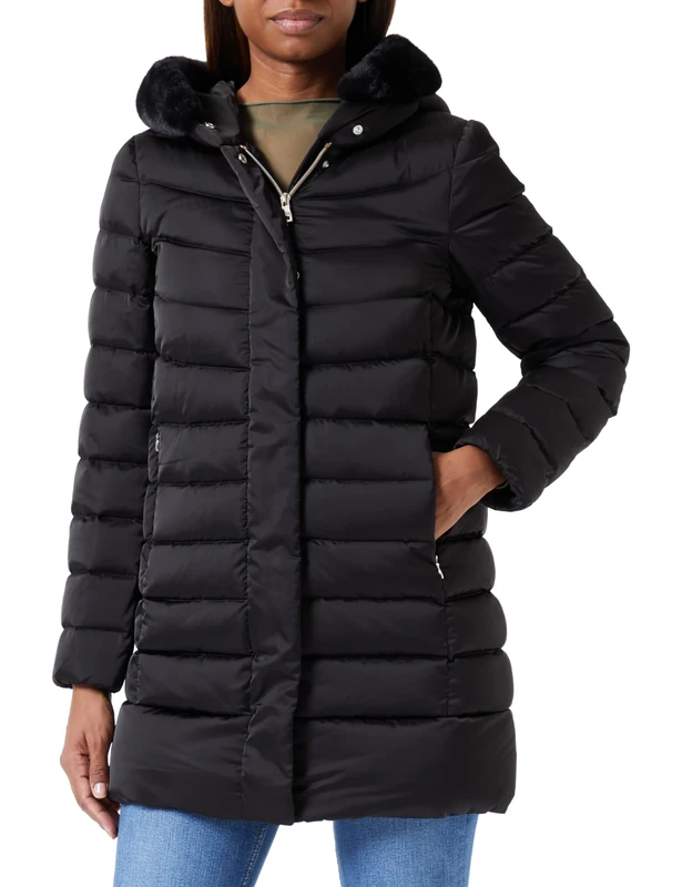 Geox Women's W CHLOO Jacket, Black,