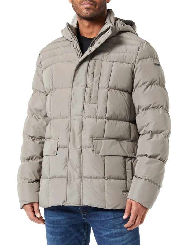 Geox Men's M HILSTONE Jacket, DUSTY OLIVE,