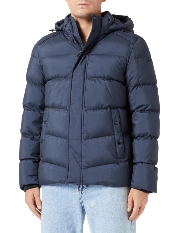 Geox Men's M Sandford Jacket, Black/Asphalt, 52