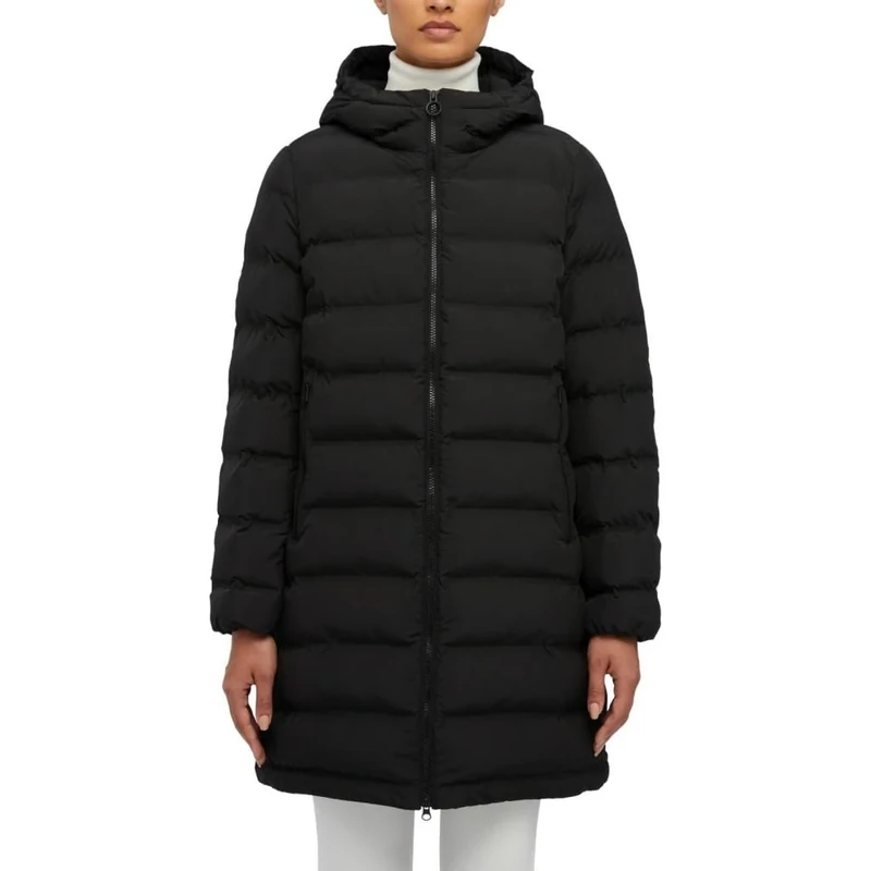 Geox Women's W SPHERICA Jacket, Black,