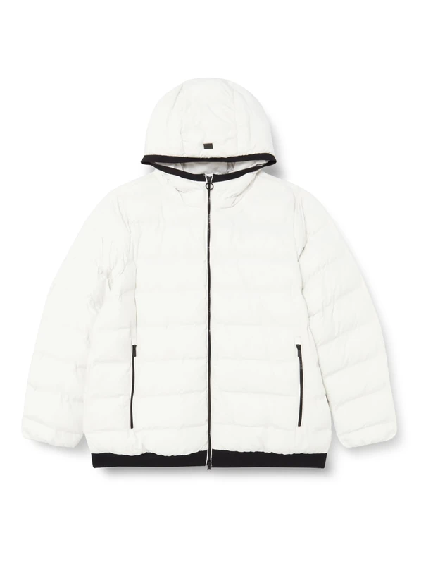 Geox Women's W SPHERICA Jacket, BLANC DE BLANC,