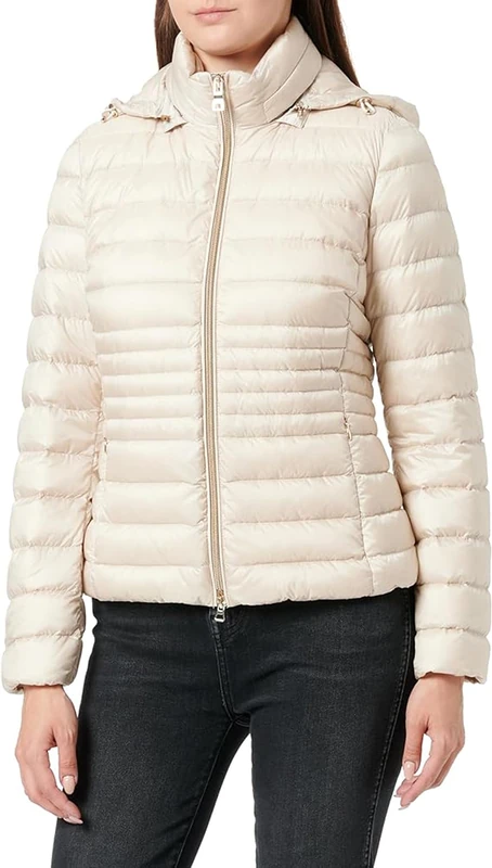 Geox Women's D JAYSEN Jacket, MOONBEAM,